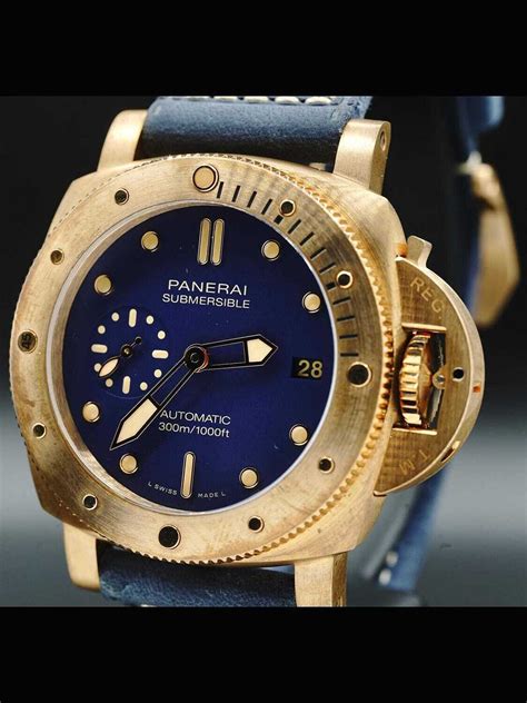 panerai submersible bronzo blu abisso
